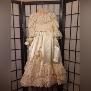 Vintage Antebellum Doll Skirt and Jacket set